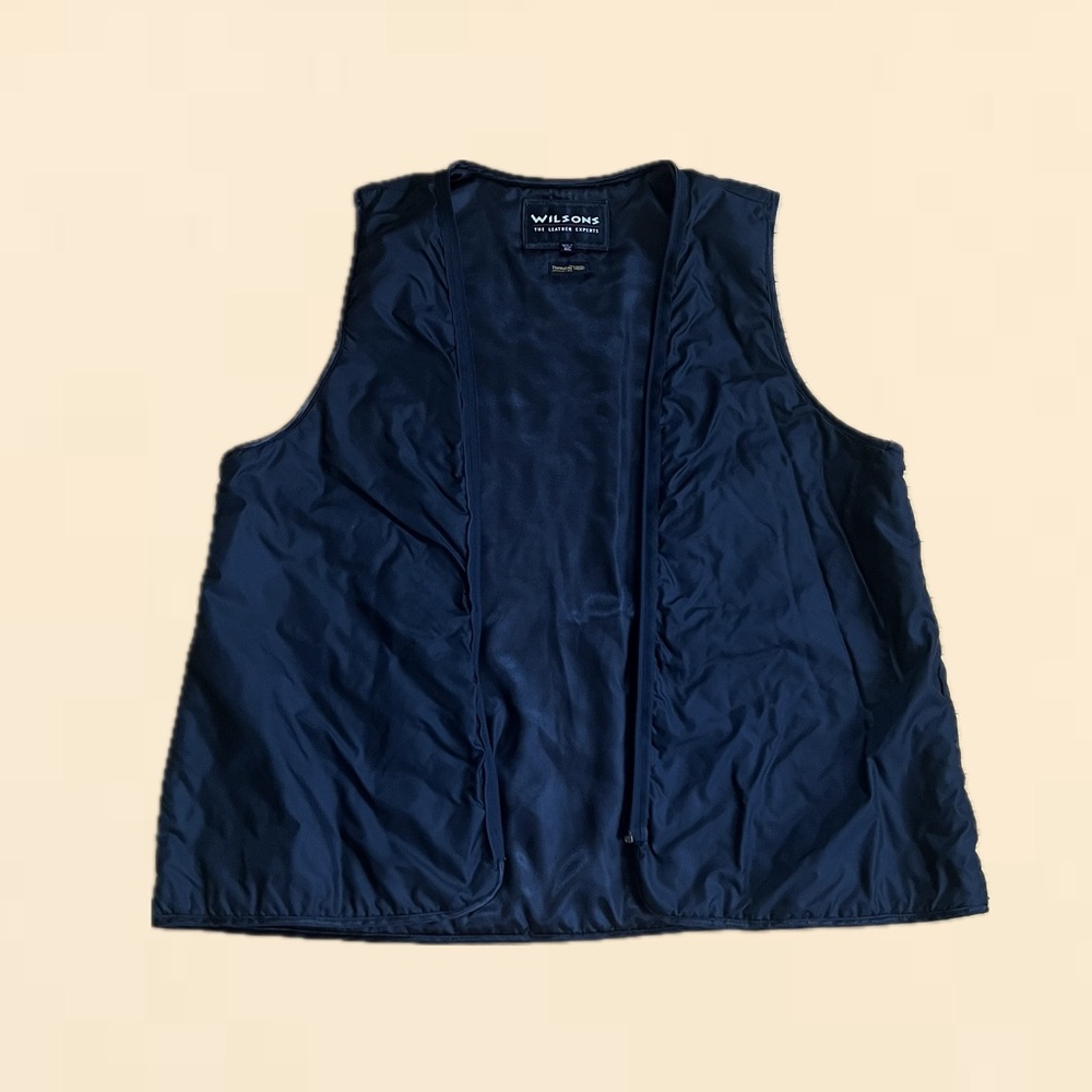 Wilson's Leather Thinsulate Black Vest